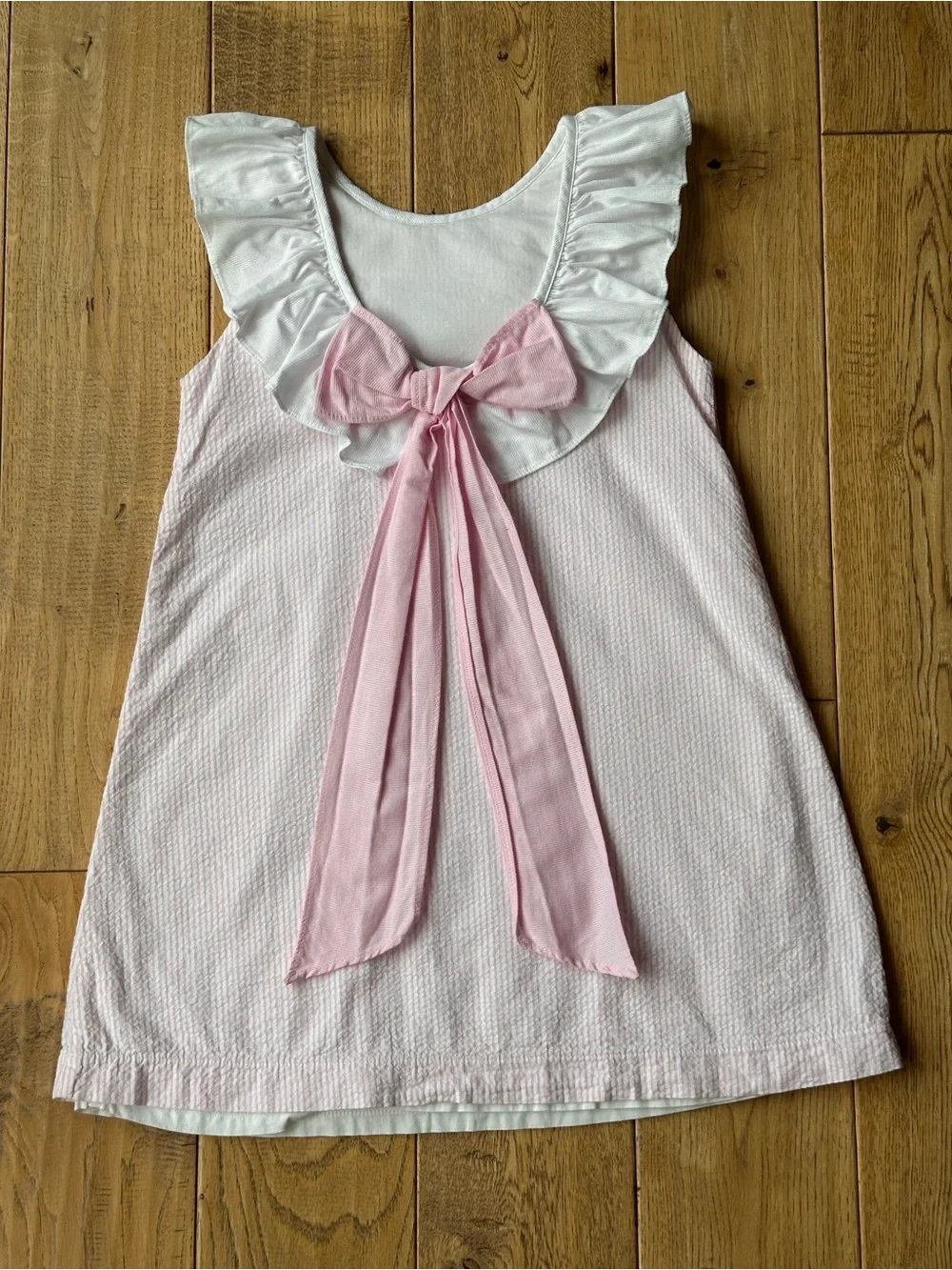 The Oaks Apparel Co. seersucker ruffle